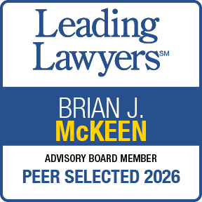 Leading Lawyers | Brian J. McKeen | Advisory Board Member | Peer Selected 2026